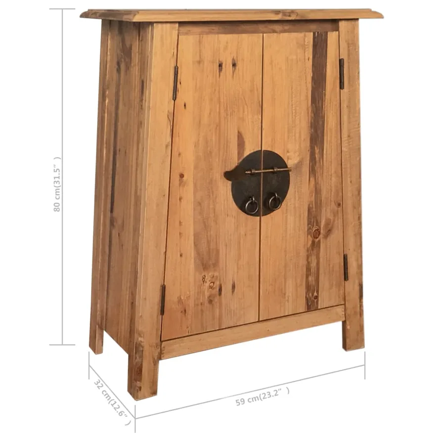 Ensemble de salle de bains 5 pcs Pinède solide - 10