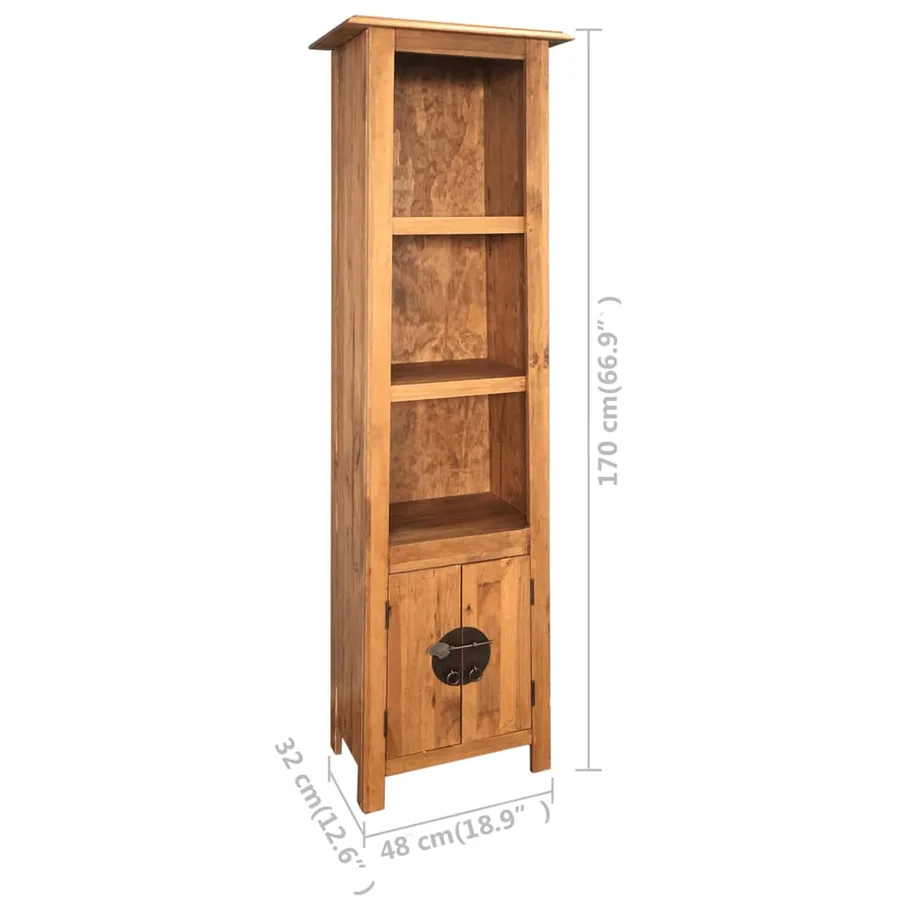 Ensemble de salle de bains 5 pcs Pinède solide - 9