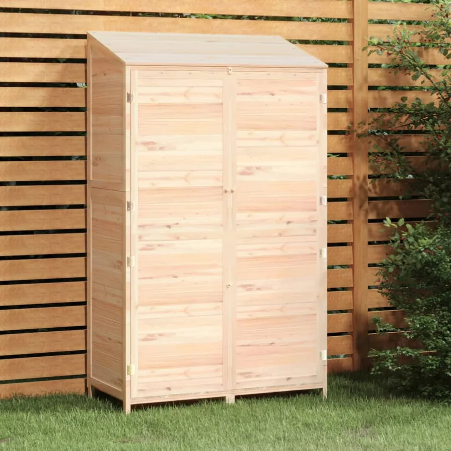 Remise de jardin 102x52x174,5 cm Bois de sapin solide