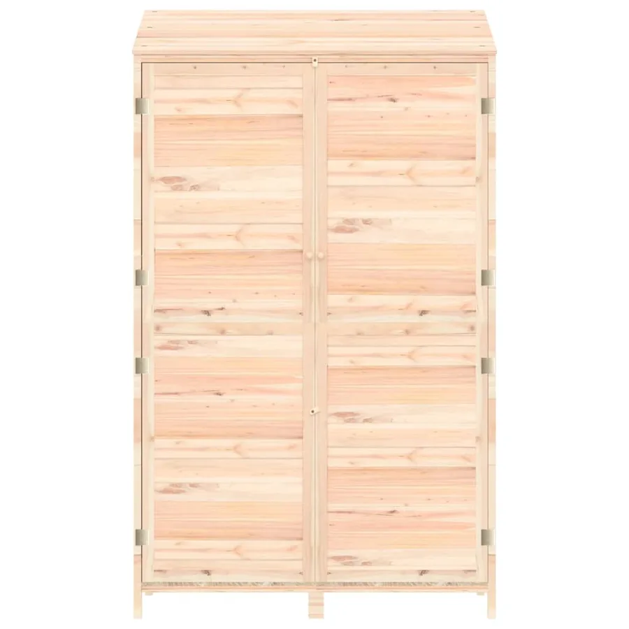 Remise de jardin 102x52x174,5 cm Bois de sapin solide - 4