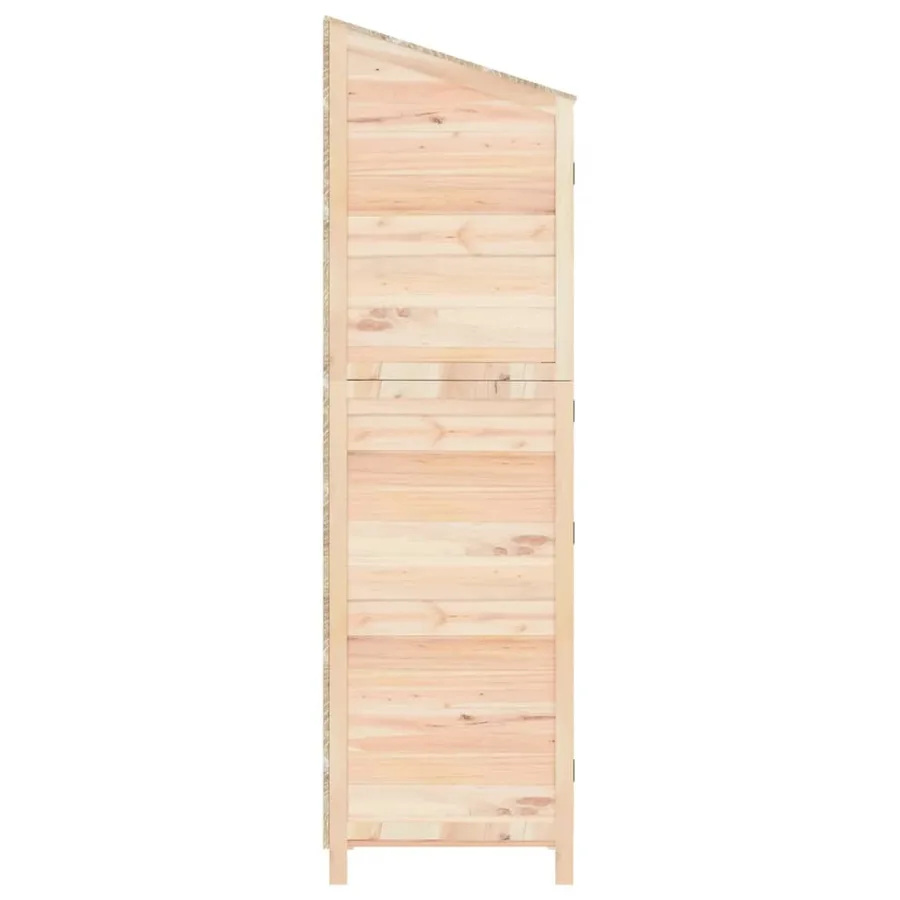 Remise de jardin 102x52x174,5 cm Bois de sapin solide - 5