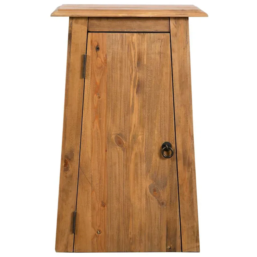 Armoire latérale de salle de bain Pin massif 42x23x70 cm - 2