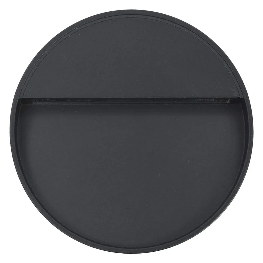 Appliques murales à LED d'extérieur 2 pcs 3 W Noir Rond - 5