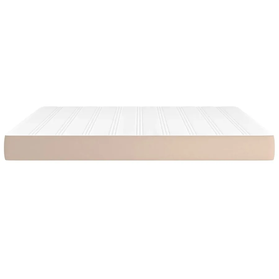 Matelas de lit à ressorts ensachés fermeté moyenne Cappuccino 180x200x20cm - 4
