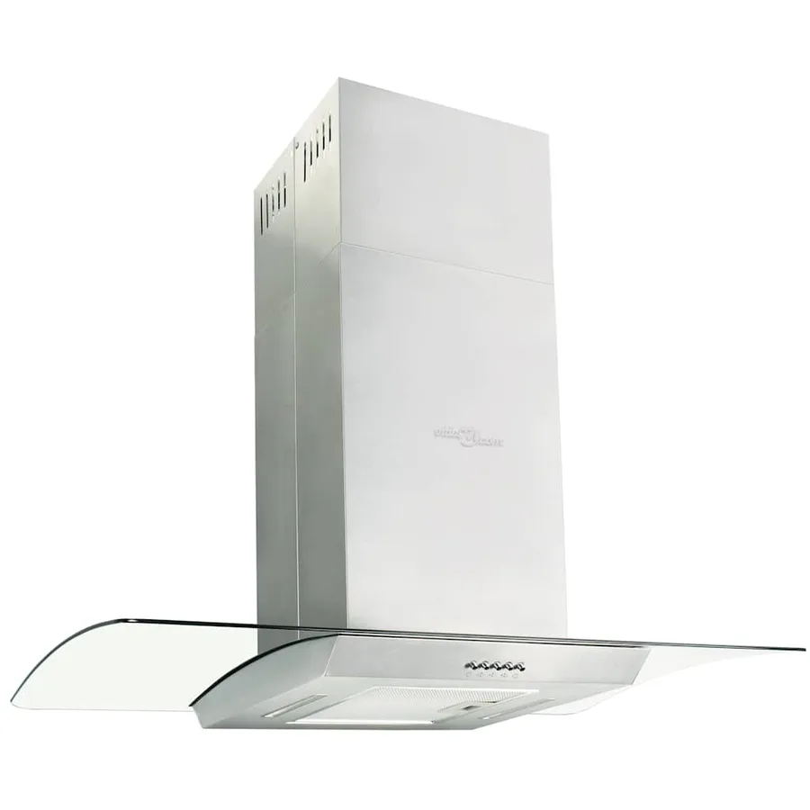 Hotte îlot 90 cm Acier inoxydable 756 m³/h LED - 2