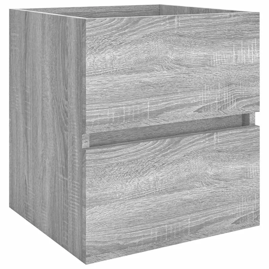Armoire d'évier Sonoma gris 41x38,5x45 cm Bois d'ingénierie - 2