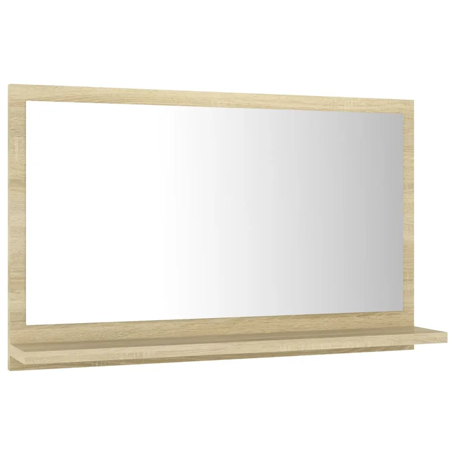 Miroir salle de bain Chêne sonoma 60x10,5x37 cm Bois ingénierie - 3