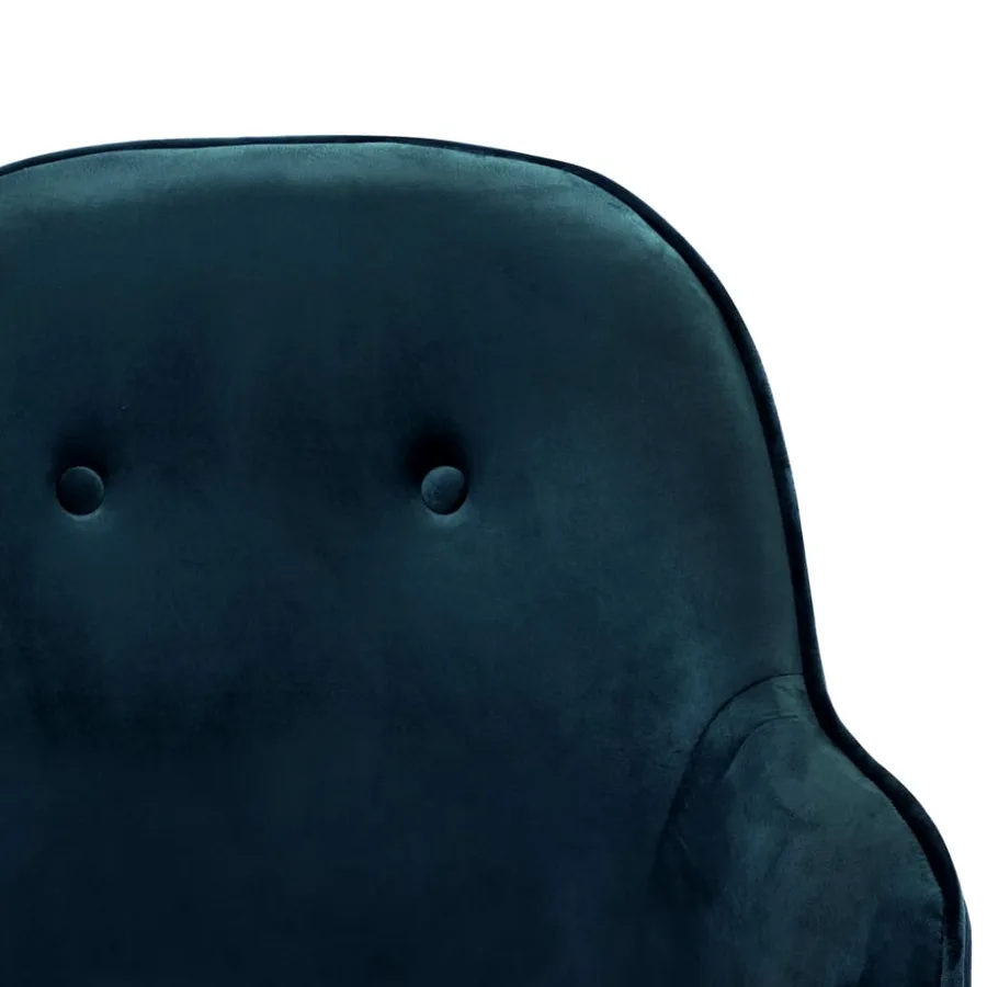 Chaise à bascule Bleu Velours - 6