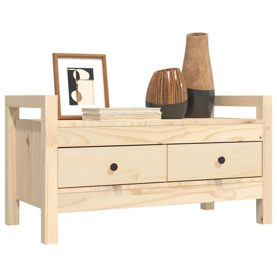 Banc d'entrée 80x40x43 cm Bois de pin massif - 8