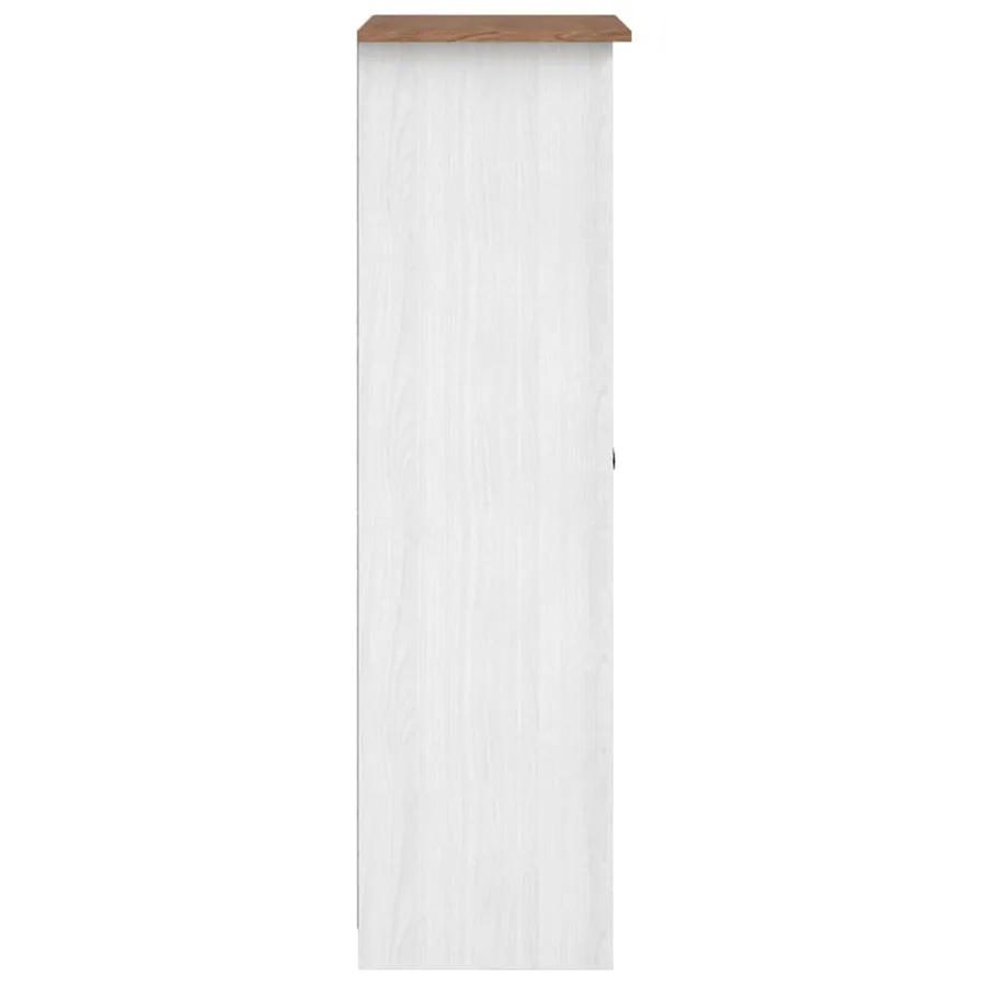 Garde-robe Blanc 80x50x171,5 cm Pin massif Assortiment Panama - 6
