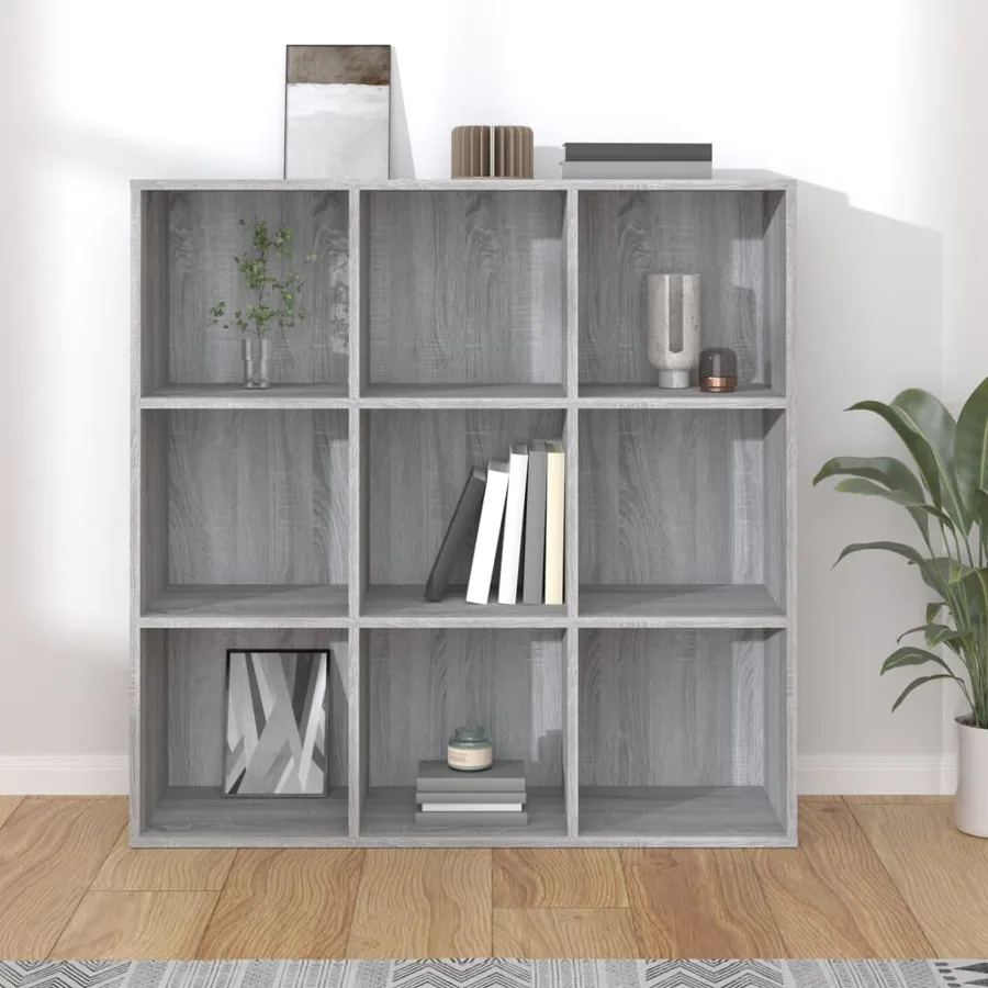 Armoire à livres sonoma gris 98x29x97,5 cm - 5