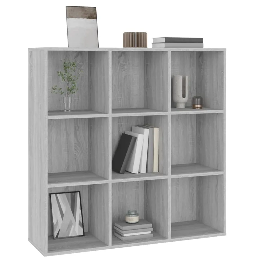 Armoire à livres sonoma gris 98x29x97,5 cm - 6