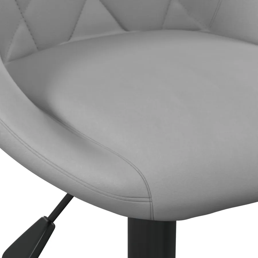 Tabouret de bar Gris clair Velours - 7