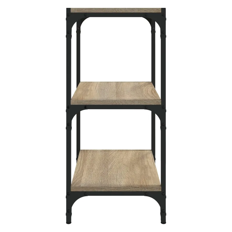 Bibliothèque Chêne Sonoma 40x33x70,5 cm Bois d'ingénierie acier - 6