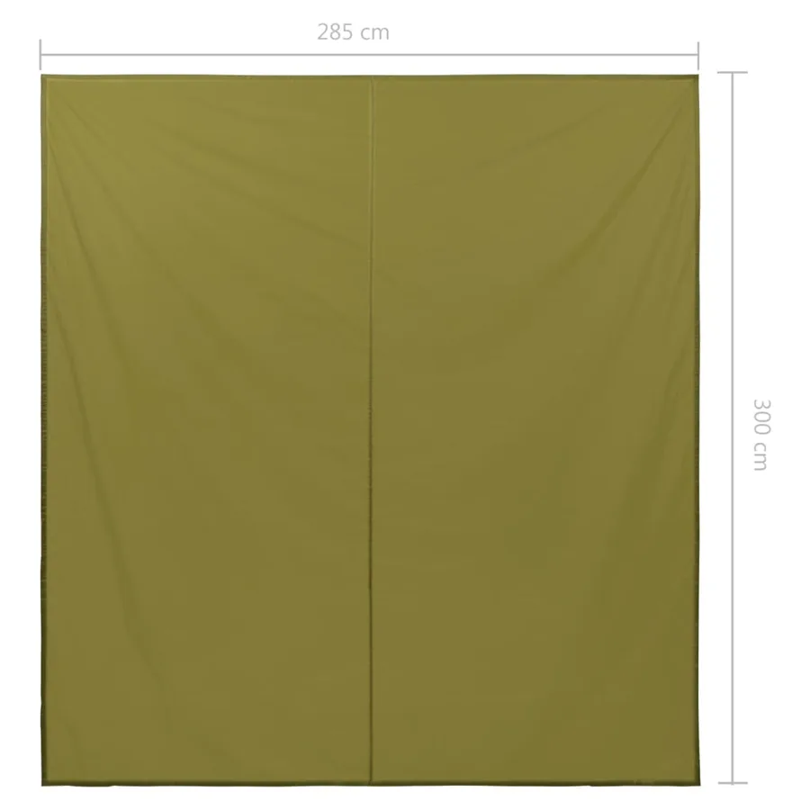 Bâche d'extérieur 3x2,85 m Vert - 7