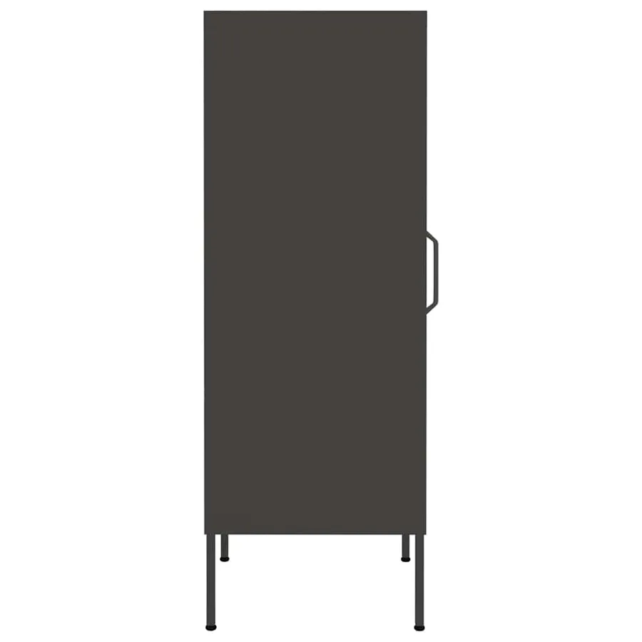 Armoire de rangement Anthracite 42,5x35x101,5 cm Acier - 4