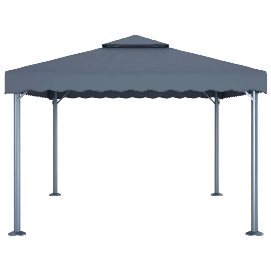 Tonnelle 400x300 cm Anthracite Aluminium - 3