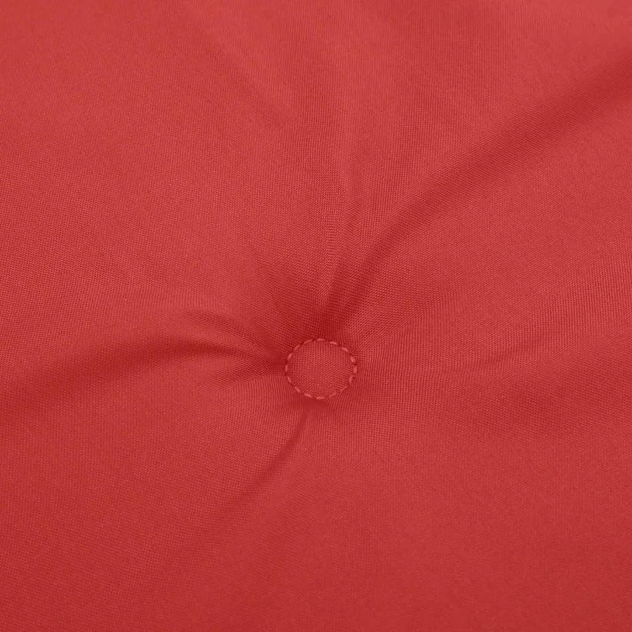 Coussin de banc de jardin rouge 100x50x3 cm tissu oxford - 5
