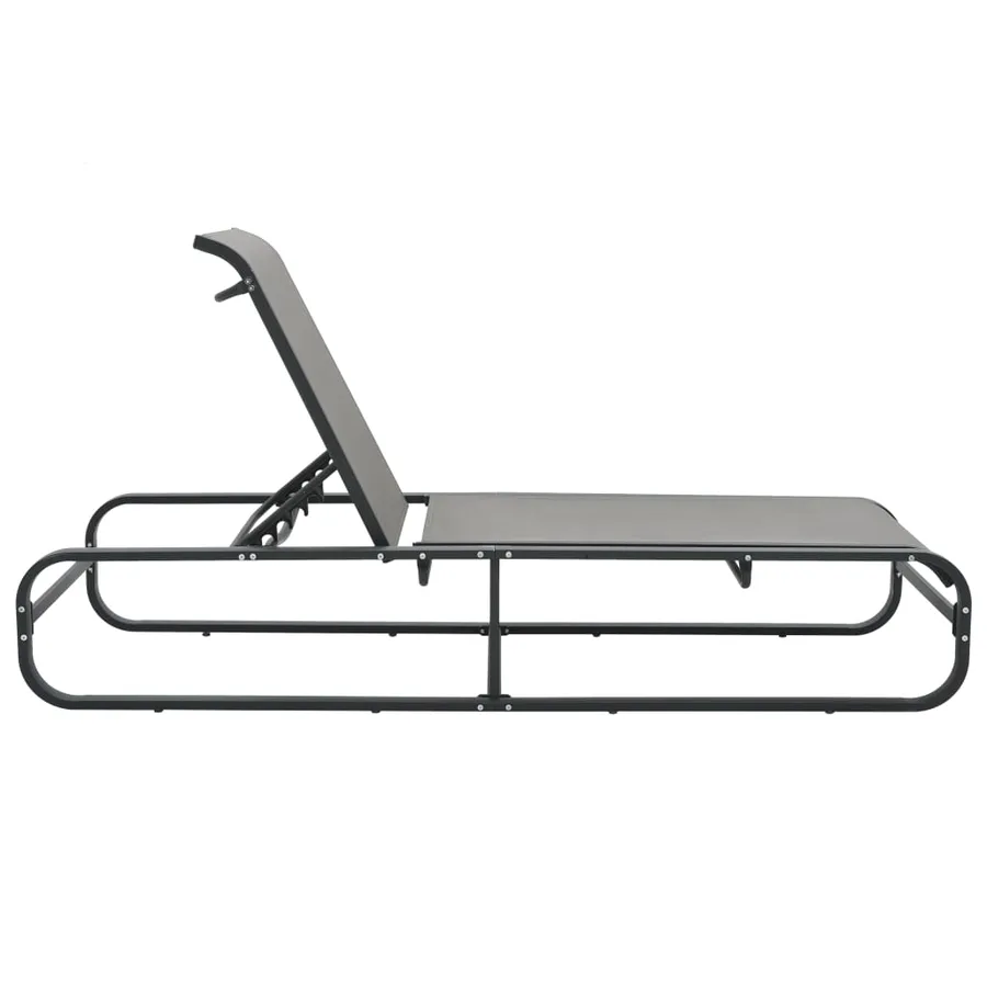 Chaise longue Aluminium et textilène - 2
