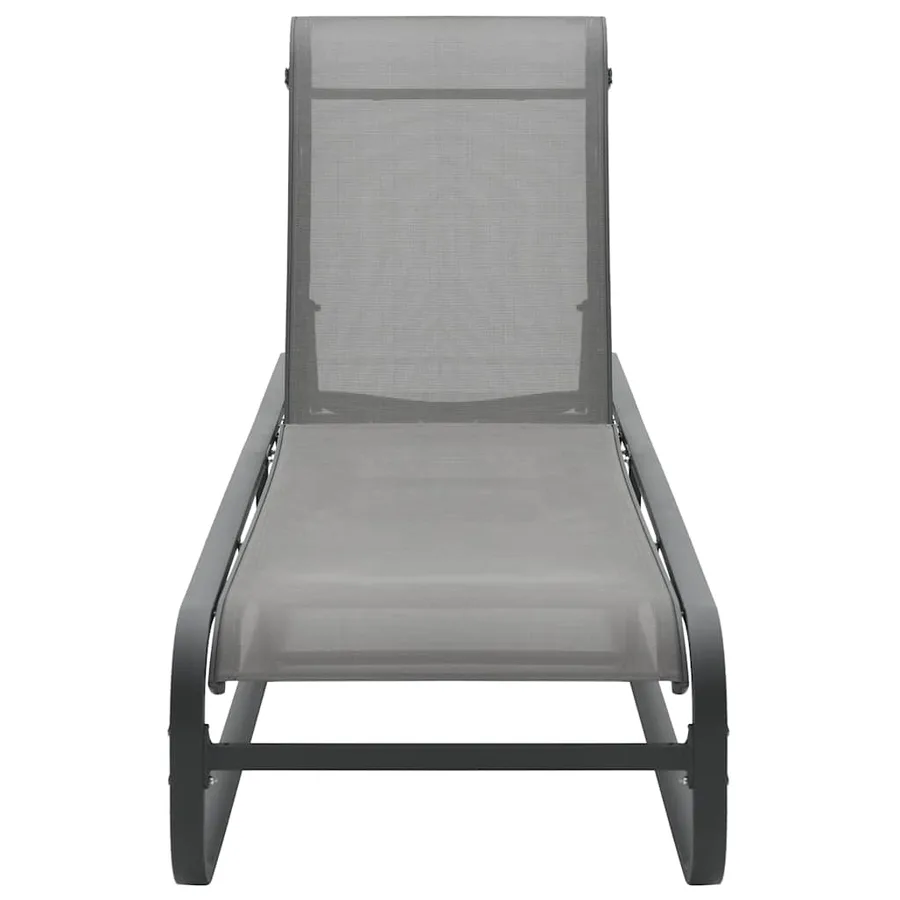 Chaise longue Aluminium et textilène - 4