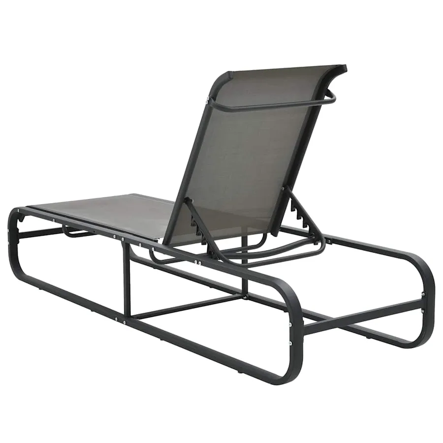Chaise longue Aluminium et textilène - 5