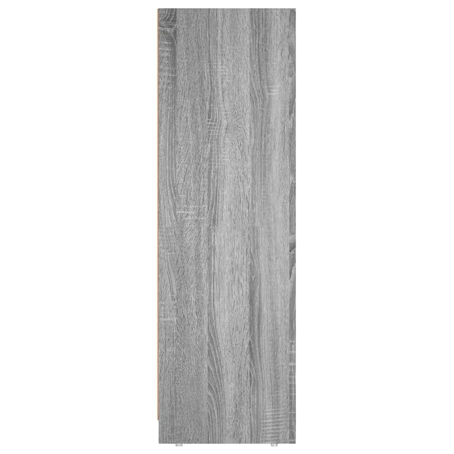 Armoire de bain Sonoma gris 30x30x95 cm Bois d'ingénierie - 4