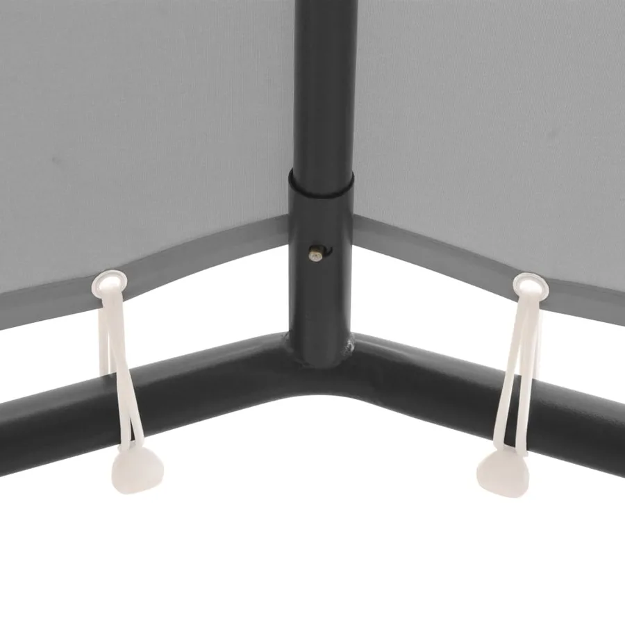 Tonnelle 4 x 4 m Anthracite - 4