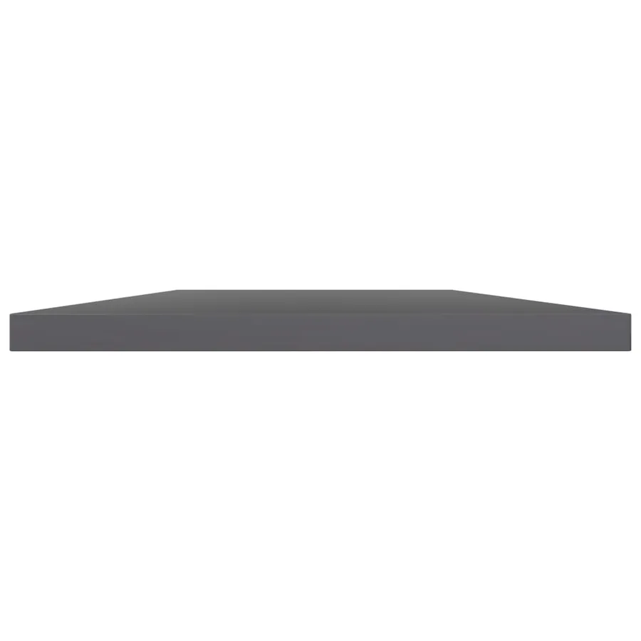 Panneaux de bibliothèque 8 pcs gris brillant bois d’ingénierie - 3