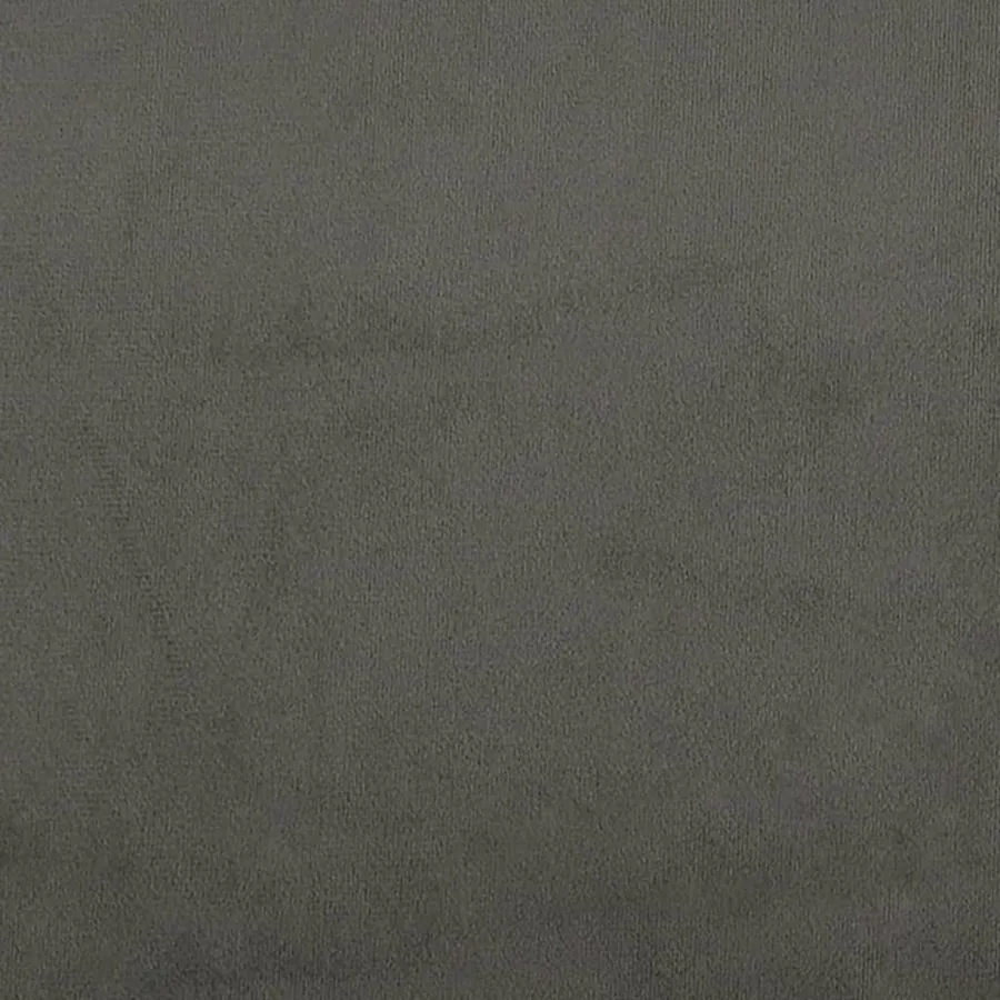 Tête de lit avec oreilles Gris foncé 163x23x78/88 cm Velours - 8