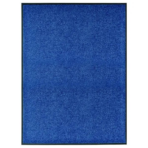 Paillasson lavable Bleu 90x120 cm