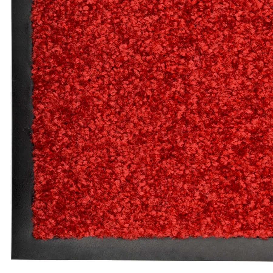 Paillasson lavable Rouge 40x60 cm - 3