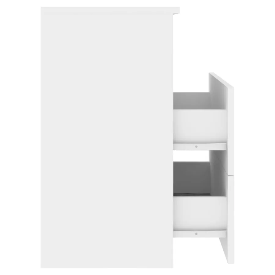 Tables de chevet 2 pcs Blanc 50x32x60 cm - 7