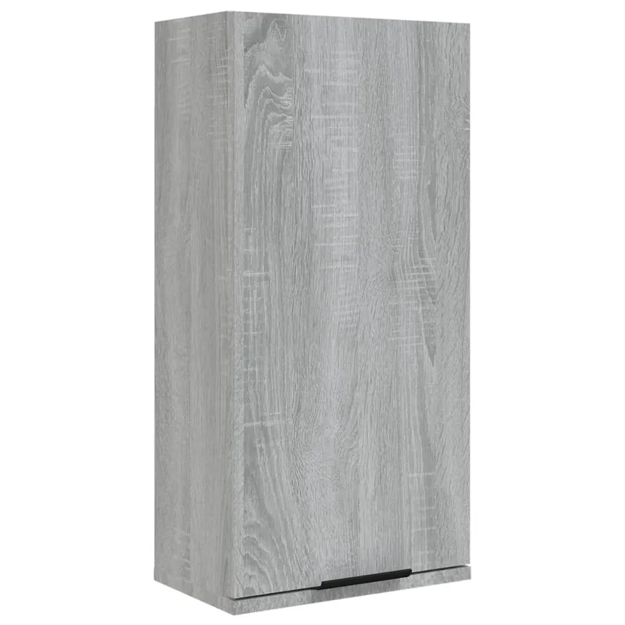 Armoire de salle de bain murale Sonoma gris 32x20x67 cm - 2