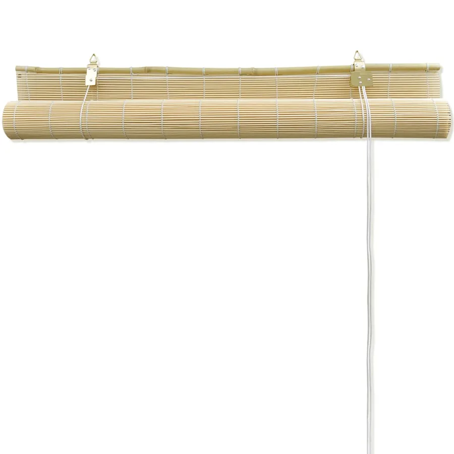 Store à rouleau bambou naturel 100x160 cm - 5