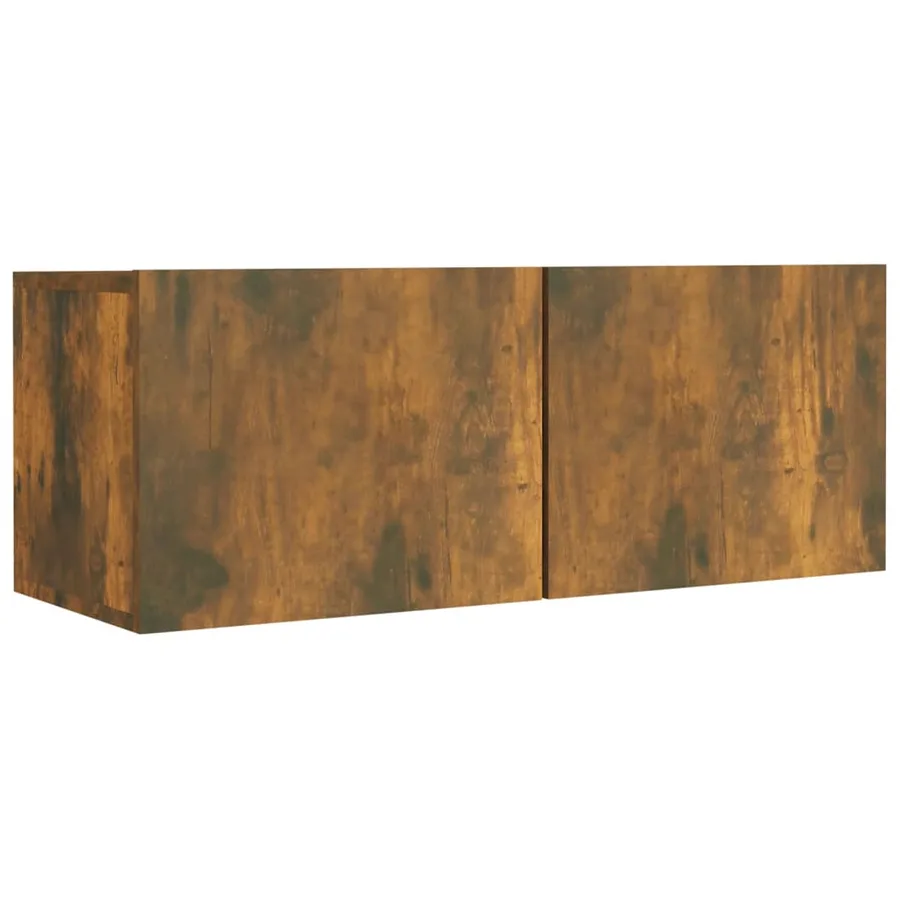 Ensemble de meubles TV 4 pcs Chêne fumé Bois d'ingénierie - 5