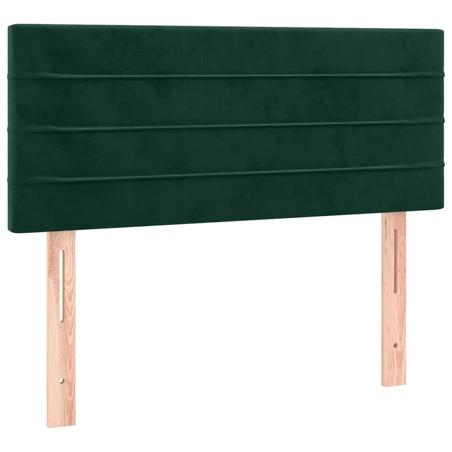 Tête de lit à LED Vert foncé 80x5x78/88 cm Velours - 4