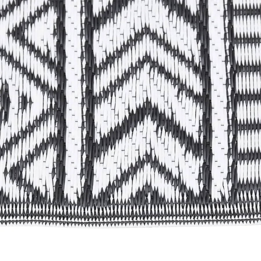 Tapis d'extérieur ARAKIL Noir 140x200 cm PP - 3