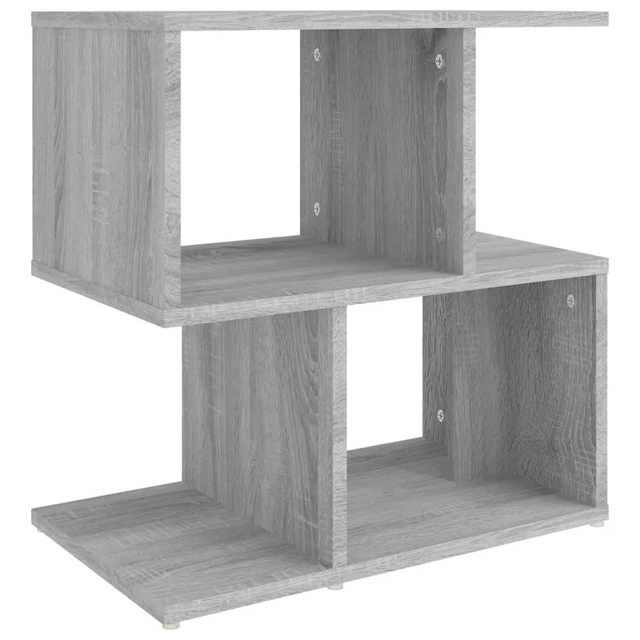 Table de chevet Sonoma gris 50x30x51,5 cm Bois d'ingénierie - 2