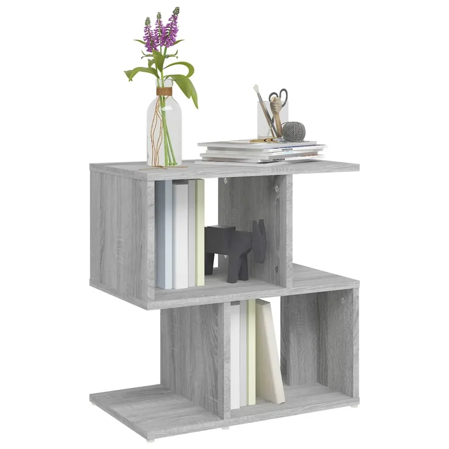 Table de chevet Sonoma gris 50x30x51,5 cm Bois d'ingénierie - 6