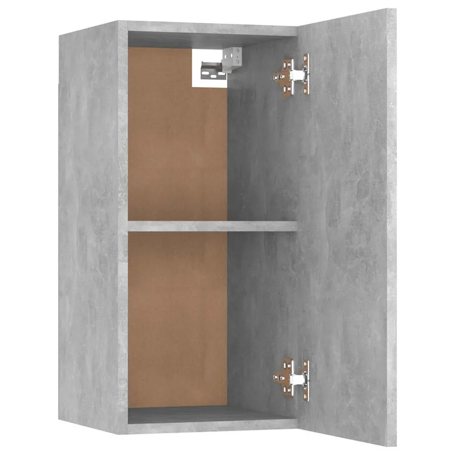 Meuble TV Gris béton 30,5x30x60 cm Bois d’ingénierie - 9