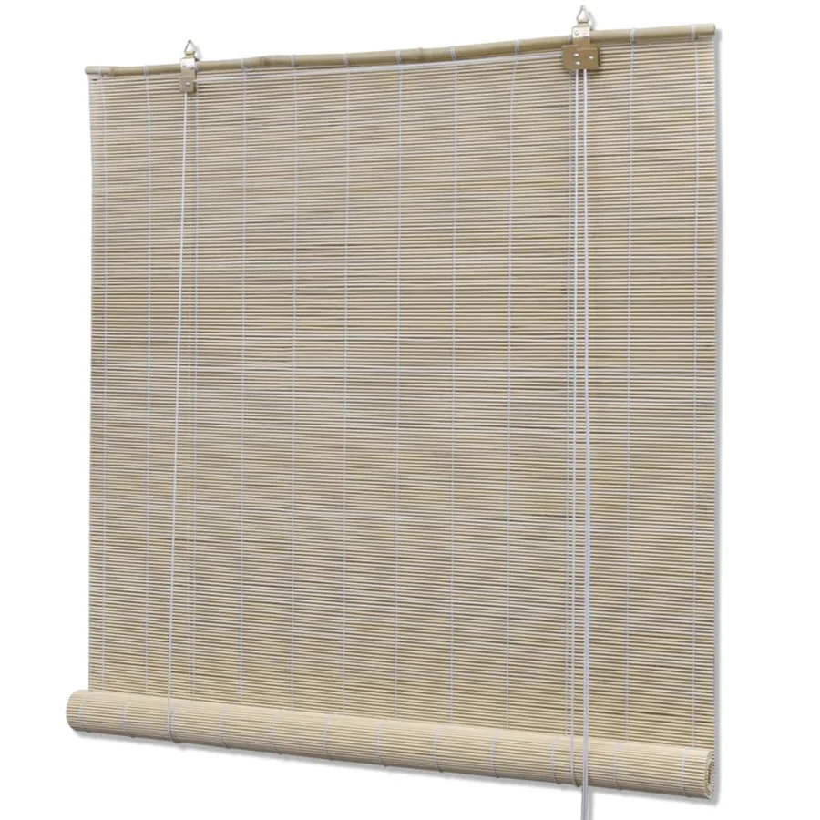 Stores à rouleau Bambou naturel 4 pcs 120x160 cm - 2
