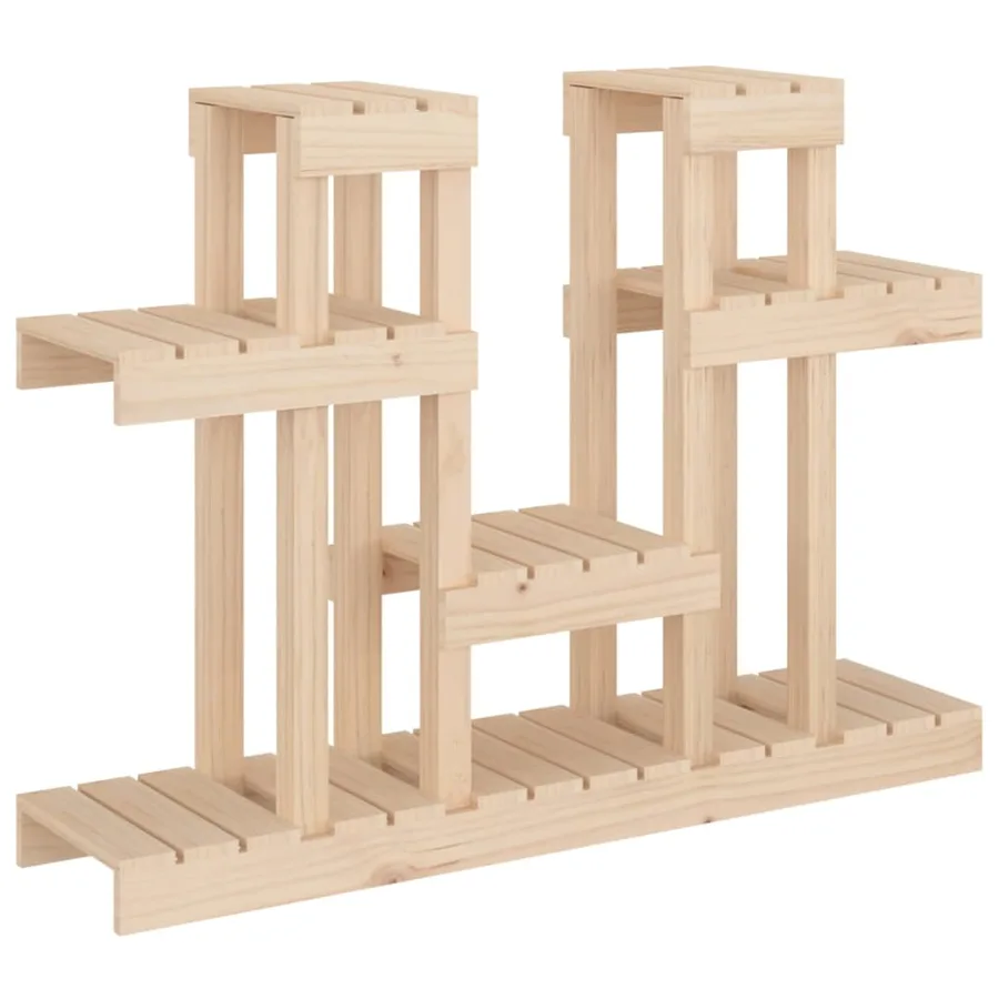 Support à plantes 104,5x25x77,5 cm Bois massif de pin - 2