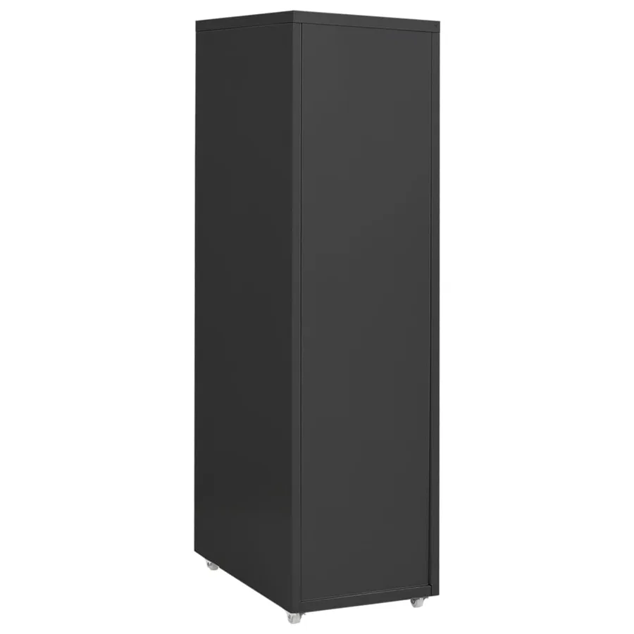 Classeur mobile Anthracite 28x41x109 cm Métal - 4