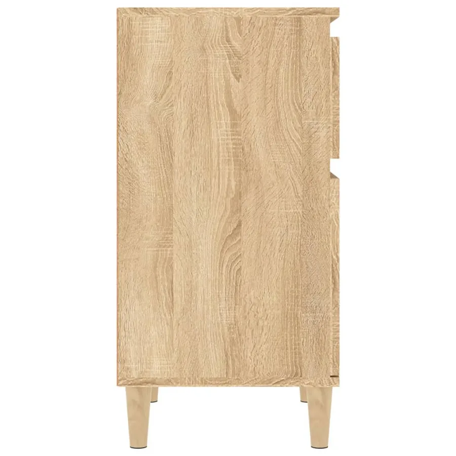 Tables de chevet 2 pcs chêne sonoma 40x35x70 cm - 7