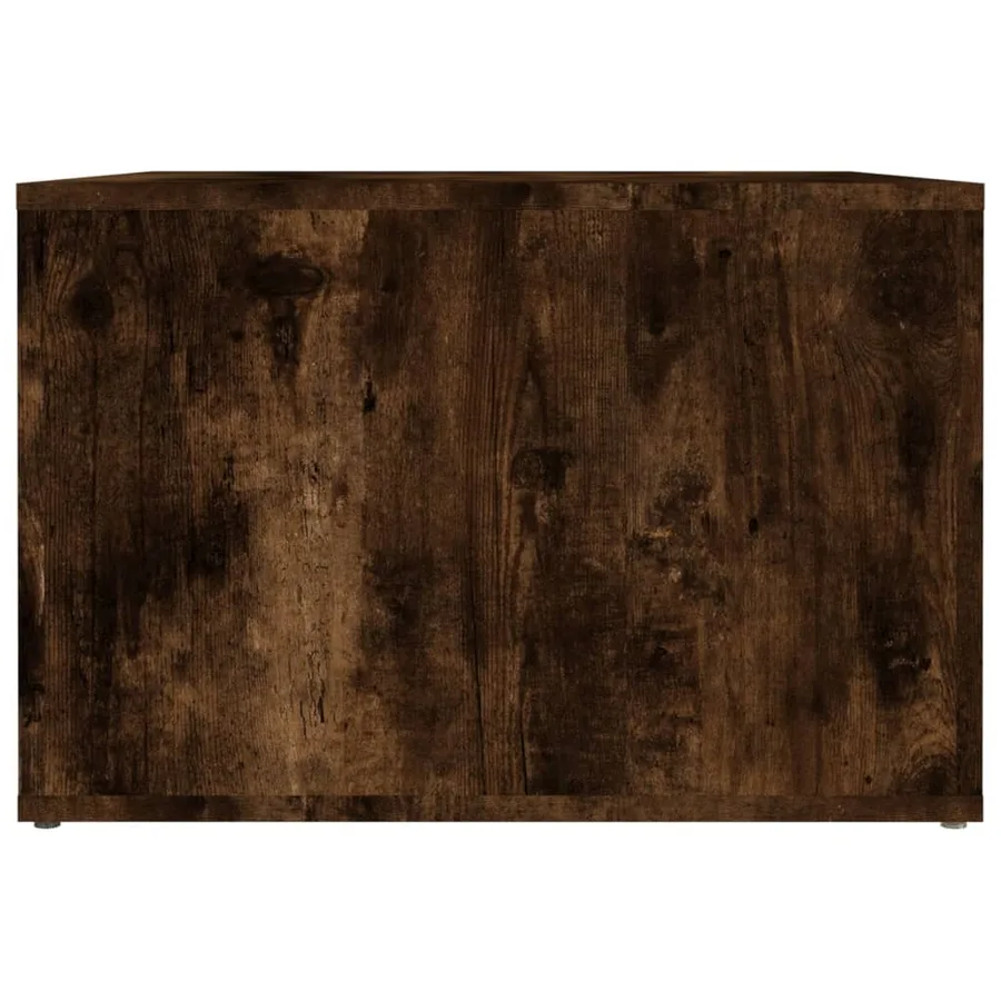 Table de chevet Chêne fumé 57x55x36 cm Bois d'ingénierie - 6
