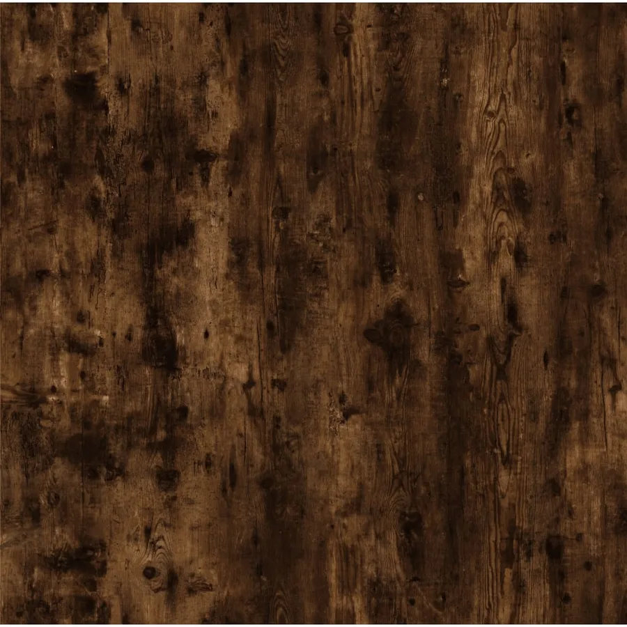 Table de chevet Chêne fumé 57x55x36 cm Bois d'ingénierie - 7