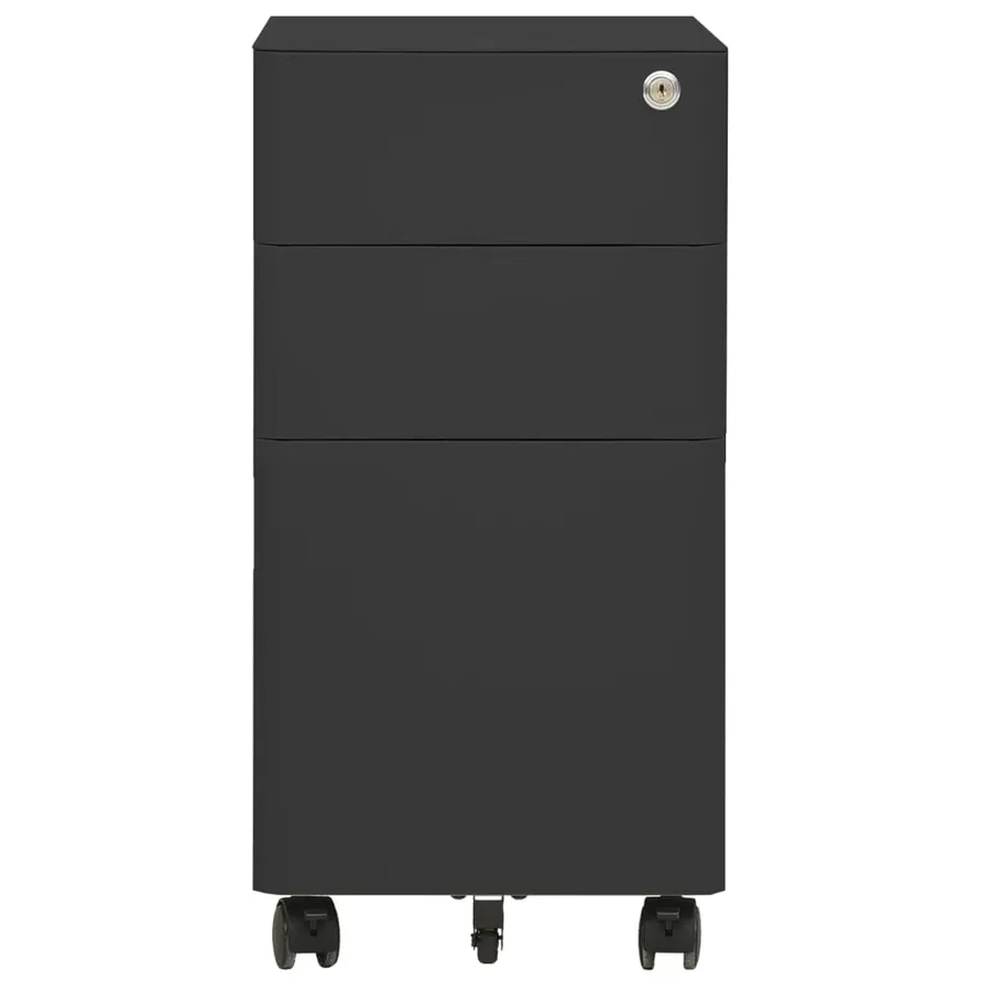 Classeur mobile Anthracite 30x45x59 cm Acier - 2