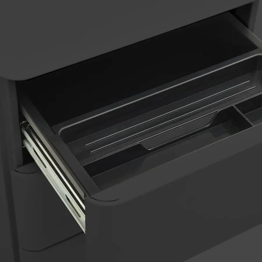 Classeur mobile Anthracite 30x45x59 cm Acier - 8