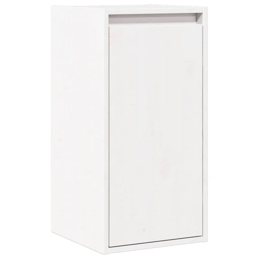 Armoire murale Blanc 30x30x60 cm Bois de pin massif - 2