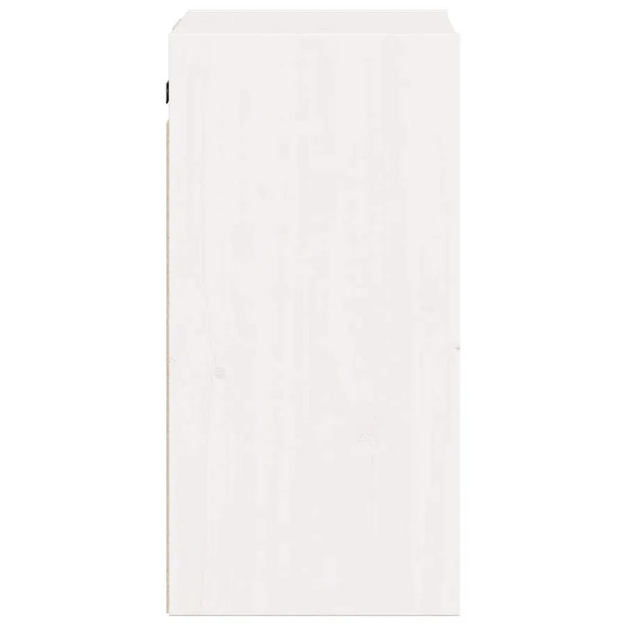 Armoire murale Blanc 30x30x60 cm Bois de pin massif - 6